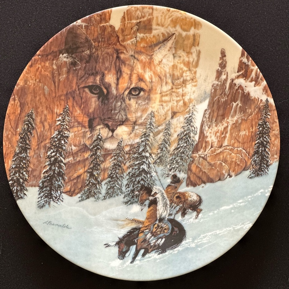 Canyon of the cat - Faces of Nature - Artist Julie Kramer Cole 1992
